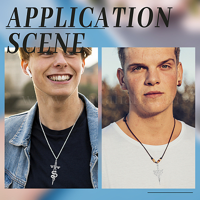 12 шт. 2-х стильный кулон из нержавеющей стали 201 STAS-UN0041-60-1