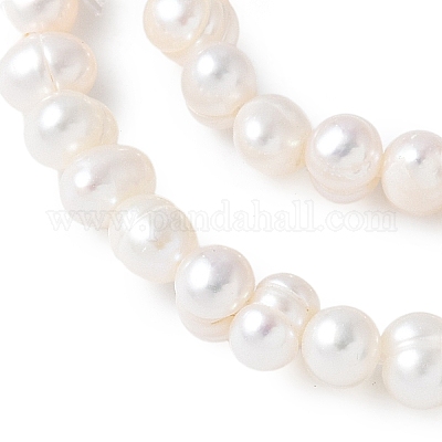 Нити из натурального культивированного пресноводного жемчуга PEAR-I007-07K-02A-1