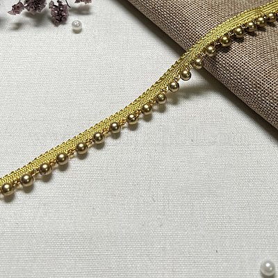 Кружевная лента из полиэстера&nbsp;OCOR-WH0101-04B-03-1