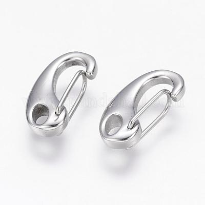 Фурнитура для брелока-застежки-кнопки из нержавеющей стали 304 STAS-G143-11D-1