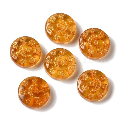 Прозрачные бусины лэмпворк LAMP-P065-04A-11-1