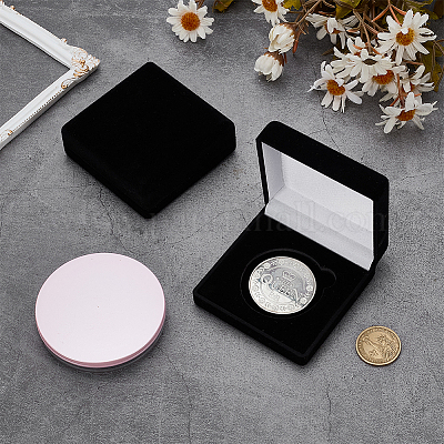 Квадратные футляры для хранения памятных монет из eva CON-WH0201-005A-1