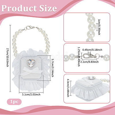 Полиэстеровые обручальные кольца для собак AJEW-WH0460-074P-02-1