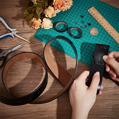 Ремень из воловьей кожи AJEW-WH0314-393-1