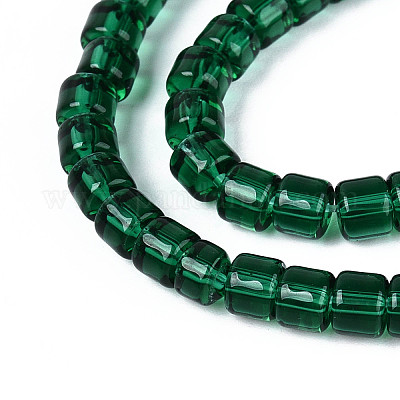 Прозрачные стеклянные бусины GLAA-N065-4x4mm-A06-1