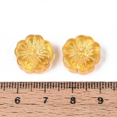 Прозрачные стеклянные бусины GLAA-N055-01C-1