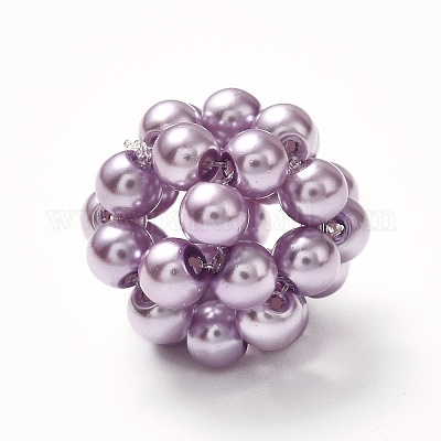 Круглые плетеные бусины HY-JF-4MM-M1-1