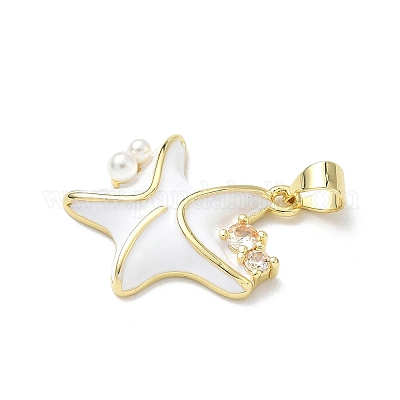 Латунные микро проложить кубического циркония подвески KK-P330-06G-01-1