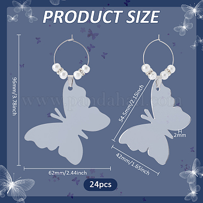 Подвески из акрилового бокала AJEW-AB00186-1