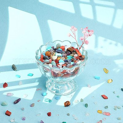 375 г бусины из натуральных и синтетических драгоценных камней в двух стилях G-PH0001-40-1