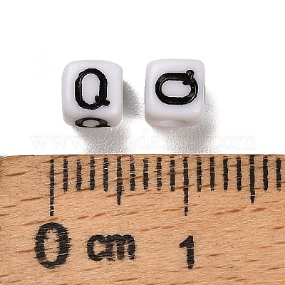 Непрозрачные акриловые бусины OACR-S076-01Q-1