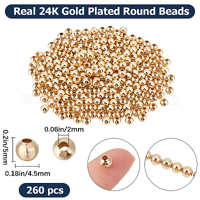 260 шт. бусины из нержавеющей стали марки 304 STAS-BBC0002-86-1