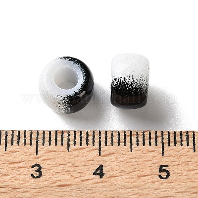 Европейские бусины из АБС-пластика KY-G033-02A-01-1