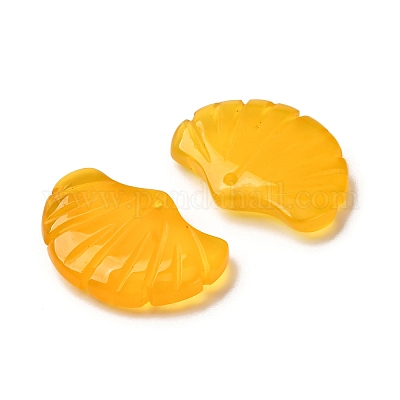 Природные желтый агат подвески G-NH0006-01E-1
