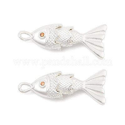 Латунные микропаве прозрачные подвески с фианитом KK-C080-02A-S-1