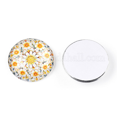 Кабошоны из стекла GGLA-T004-10-65-1