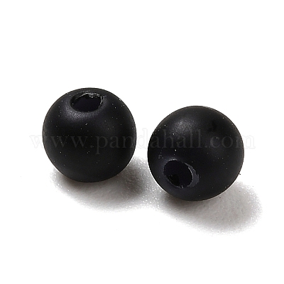 Матовые пластиковые бусины с имитацией жемчуга KY-F022-4mm-05-1