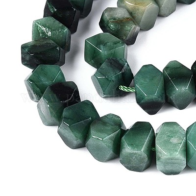 Бусины из натурального фуксита&nbsp;G-D091-A27-1