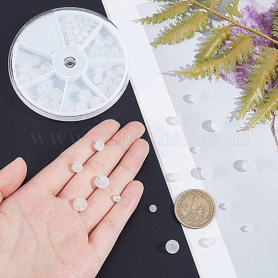 82 шт. нити бусин из натурального селенита 3-х размеров&nbsp;G-CA0001-02-1