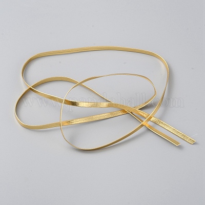 Мягкий плоский шнур из искусственной кожи длиной 100 м&nbsp;LC-WH0003-05A-01-1