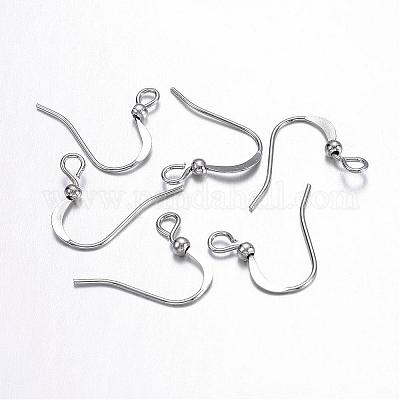 Латунь платиновые французские серьги крючки X-KK-Q365-P-NF-1