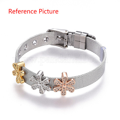 Латунные микро проложить кубического циркония слайд подвески ZIRC-F094-23-RS-1