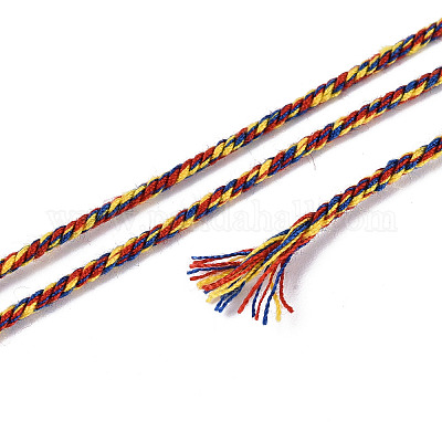 150 м двухслойных хлопковых витых шнуров&nbsp;OCOR-N010-01-08-1