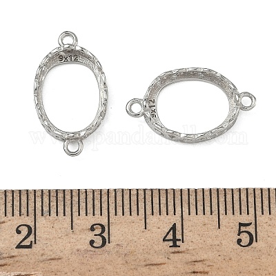 925 оправа для кабошона из стерлингового серебра STER-NH0019-01P-01-1