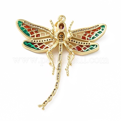 Стойки обшивки латунь микро проложить Циркон подвеску KK-E281-08G-02-1