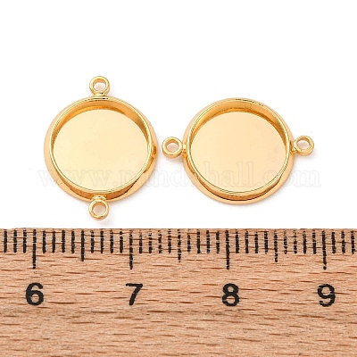 Латуни разъем кабошон сеттинги KK-F898-21B-G-1