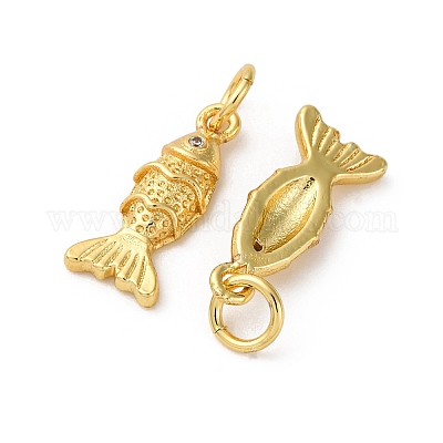 Латунные микро проложить кубического циркония подвески KK-I276-07G-1