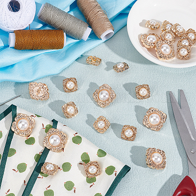 2 стиль пуговицы из сплава с 1 отверстиями на ножке FIND-NB0003-73B-1