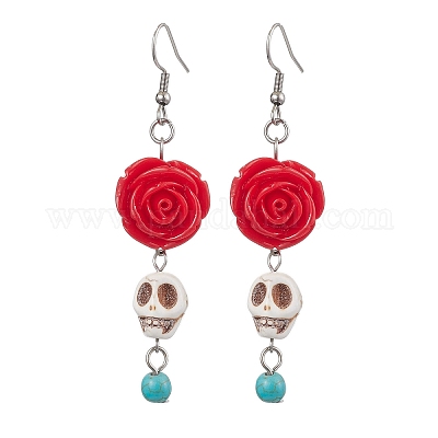 Серьги-подвески из нержавеющей стали 304 EJEW-JE05994-1