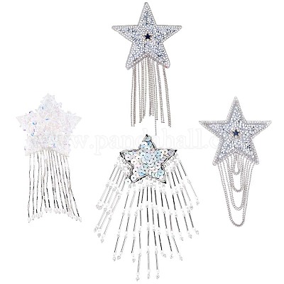 4 шт. тканевая звезда PATC-CY0001-08B-1