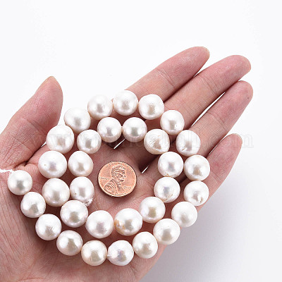 Природные Кеши жемчуг пряди PEAR-S020-L02-1