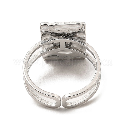 Кольца-манжеты открытого типа из нержавеющей стали марки 304 RJEW-Z018-17P-1