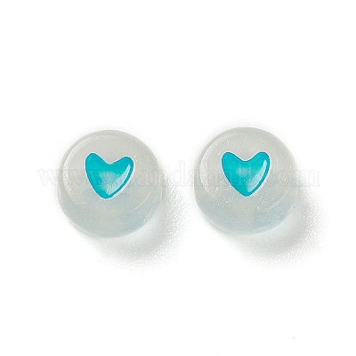 Светящиеся акриловые бусины MACR-S273-39E-1