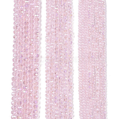 Стеклянные бусины с гальваническим покрытием  X-EGLA-A044-T4mm-B10-1