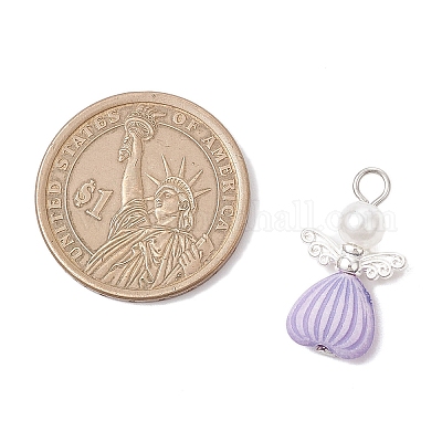 Бусины из искусственного жемчуга из АБС-пластика PALLOY-JF04125-1