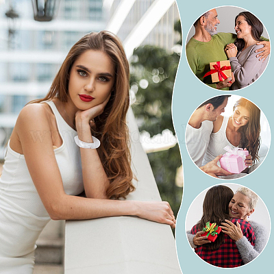 2шт. браслеты из смолы&nbsp;BJEW-UN0001-74-1