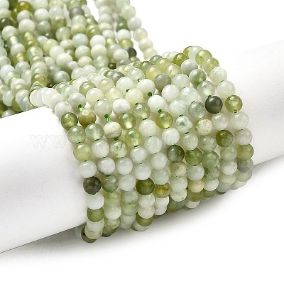 Новых природных нефрита нитей бисера G-K340-A01-4mm-1