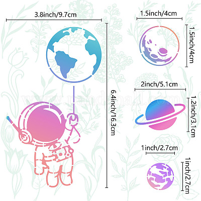 Трафареты для резки металла из нержавеющей стали DIY-WH0289-126-1