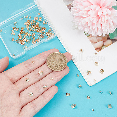 90 шт. 3 размера латунные подвески-петли KK-AR0003-09-1