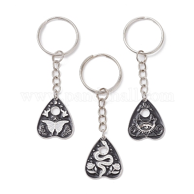 3 шт. эмалированный сплав брелока KEYC-JKC01410-1