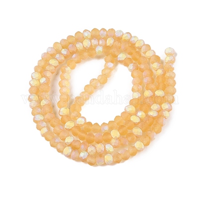 Прозрачные стеклянные бусины EGLA-A044-T2mm-MB03-1