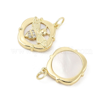 Латунные микропаве прозрачные кубические цирконии ромбовидные подвески KK-P300-23G-1