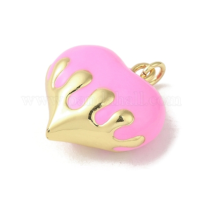 Подвески из латуни с эмалью в стойку KK-S366-05G-09-1