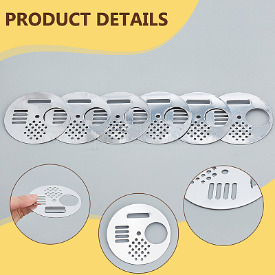 Барьер для пчел из нержавеющей стали AJEW-WH0596-254-1