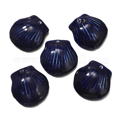 Фарфора ручной работы подвески PORC-O003-01B-05-1