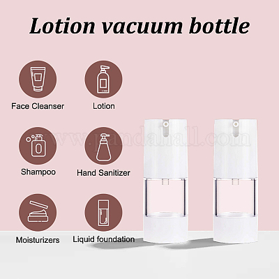 10 шт. пластиковый пустой многоразовый флакон для безвоздушного насоса CON-BC0006-93-1